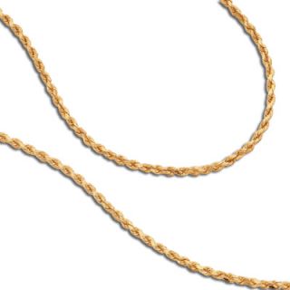 Mens 10K Gold Rope Chain Necklace and Bracelet Set   Zales