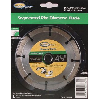  General-Purpose Segmented Dry/Wet Cutting Diamond Blade — 5in.dia., Model# 5DIYEUROSEG10  Diamond Blades