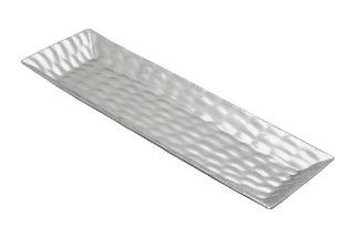 VIVAZ Hammered Tray, XLG, Recycled Aluminum Divided Serving Trays Kitchen & Dining