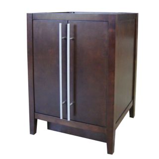 allen + roth Frankfort 24 in x 21 in Cocoa Contemporary Bathroom Vanity