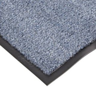NoTrax T37 Fiber Atlantic Olefin Entrance Carpet Mat, for Wet and Dry Areas, 3' Width x 5' Length x 3/8" Thickness, Slate Blue