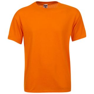 Fruit of the Loom/Jerzees Mens 3 Pack T Shirts   Large   Brown/Pale Blue/Orange      Clothing