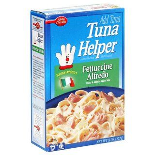Tuna Helper, Fettuccine Alfredo, 8 Ounce Boxes (Pack of 12)  Prepared Pasta Dishes  Grocery & Gourmet Food