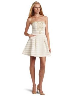 Lilly Pulitzer Women's Blossom Dress, Cameo White Swizzle Stripe, 0