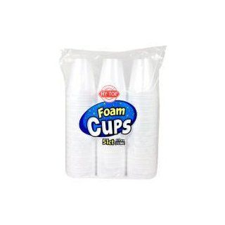 Hy TOP Foam Cups, 8.5 Oz, 51 Cups (Case of 24) Kitchen & Dining