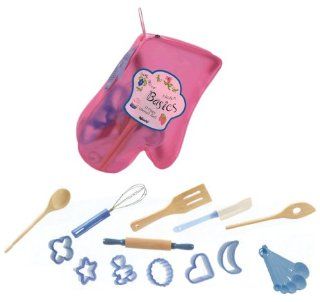 Children's Bella Bistro Basic Kitchen Utensils Gift Set presented in a vinyl "oven mitt" storage bag *Great Gift Idea* Toys & Games