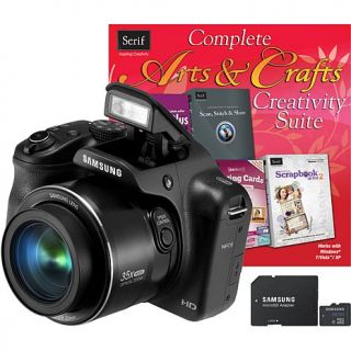 Samsung 16.2MP, 35x Optical Zoom, SLR Style Smart Camera with 8GB Memory Card a