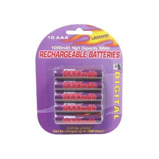 Lenmar Battery, PRO, AAA, 10 Pack, 1.2V 1000mAh NI MH  Digital Camera Batteries  Camera & Photo