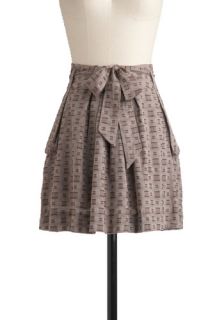 Knitted Dove Hamptons Hostess Skirt  Mod Retro Vintage Skirts