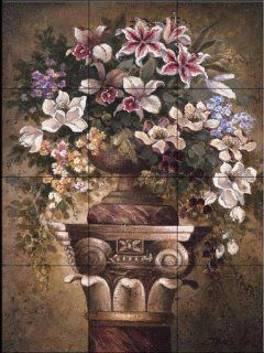 Victorian Romance II by James Lee   Kitchen Backsplash / Bathroom wall Tile Mural   Ceramic Tiles  