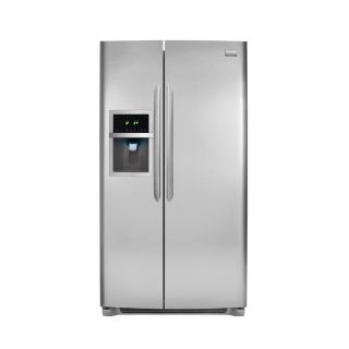 Frigidaire Gallery 26.1 cu ft Side by Side Refrigerator with Single Ice Maker (Stainless Steel) ENERGY STAR