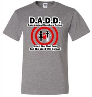 Adult Oxford DADD Dads Against Daughters Dating Shoot The First T Shirt   5XL Clothing