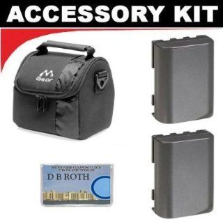 Deluxe DB ROTH Camcorder Case + Two(2) Spare NB2L Batteries For The JVC GR D33, D72, D93, D200, D230, DZ7, DVL105U, DVL120U MiniDV Camcorders  Digital Camera Accessory Kits  Camera & Photo