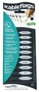 Kableflags KFA025 Cable Identification Tags (Computer Cables Pack) Electronics