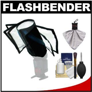Rogue FlashBender Bendable Large Positionable Flash Reflector / Snoot with Attachment Belt + Digital SLR Camera & Lens Cleaning Kit  Camera & Photo