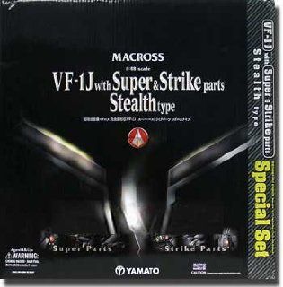 Macross VF 1J Stealth Type Super Valkyrie Die Cast Figure 1/48 Scale Yamato Toys & Games
