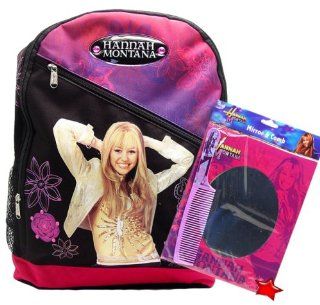 Hannah Montana Backpack Plus Mirror & Comb Set, Hannah Montana Lunch Bag and Messenger bag also available Toys & Games