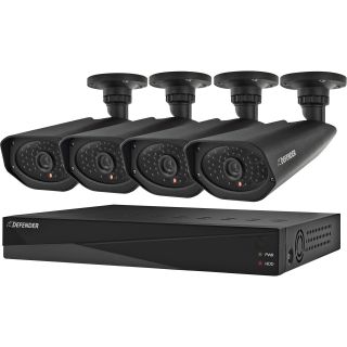 Defender Pro DVR Surveillance System — 8-Channel, 2 TB DVR with 4 High-Resolution Security Cameras, Model# 21159  Security Systems   Cameras