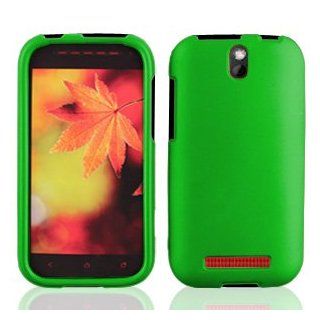 Bundle Accessory for Cricket HTC ONE SV   Green Hard Case Protector Cover + Lf Stylus Pen + Lf Screen Wiper Cell Phones & Accessories