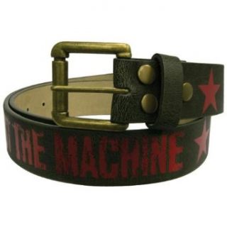 Rage Against The Machine   Mens Star Studded Belt Large Black Clothing