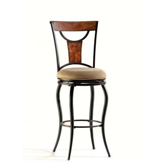 Hillsdale Furniture Pacifico Black 30 in Bar Stool