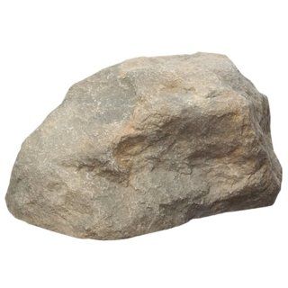 Small Faux Hollow Rock, Approximately 17" X 10.5"  Outdoor Decorative Stones  Patio, Lawn & Garden