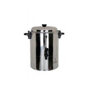 Magic Mill MUR 25 25 Cups Electric Hot Water Sliver Urn also includes (ACUPWR(TM) Plug Kit   Lifetime Warranty) 120V Coffee Urns Kitchen & Dining