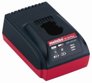 Metabo 627277000 AC30 Plus 4.8 Volt to 18 Volt Pod Style 30 Minute Battery Charger Also Charges Lithium Ion Batteries   Cordless Tool Battery Chargers  