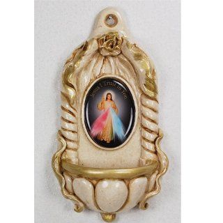 Catholic Holy Water Font, Divine Mercy of Jesus, Holy Water Is One of the Greatest Sacramentals in the Catholic Church. This Pretty Font Not Only Reminds Us to Bless Ourselves with Holy Water Often, but Also to Contemplate the Gift of Our Baptism. Great fo
