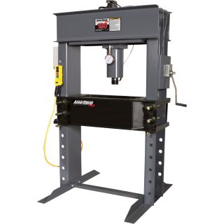 AmerEquip Electric/Hydraulic Shop Press — 100 Ton, Model# 212101  Hydraulic Presses