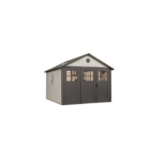 LIFETIME PRODUCTS Gable Storage Shed (Common 11 ft x 11 ft; Interior Dimensions 10.04 ft x 10.04 ft)