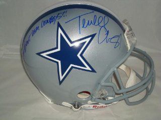 Terrell Owens Signed Dallas Cowboys ProLine, Picture, "How Bout Dem Cowboys?" at 's Sports Collectibles Store
