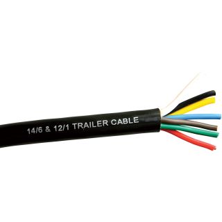 7-Strand Trailer Wire — 250-ft. Coil  Wire   Connector Cable