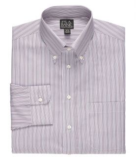 Traveler Tailored Fit Multi Stripe Buttondown Collar Dress Shirt JoS. A. Bank
