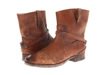Frye Lindsay Plate Short Cowboy Boots (Brown)