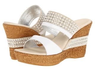 Onex Addison Womens Wedge Shoes (White)