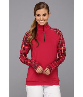 Skirt Sports Tough Chick Top Womens Long Sleeve Pullover (Red)