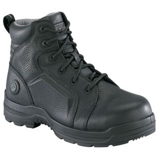 Rockport 6 Inch Waterproof More Energy Composite Toe Boot   Black, Size 10 Wide,