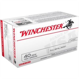 Winchester Target usa White Box Handgun Ammunition   Winchester Target .40 S&W 165gr Fmjfn Value Pack 100bx