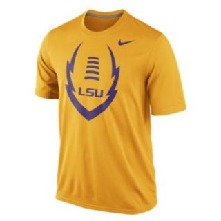 Nike College Icon Legend (LSU) Mens Training Shirt   Yellow