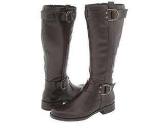 Aerosoles Ride Line Womens Zip Boots (Brown)