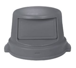 Continental Commercial Dome Top Lid for Huskee Trash Can Model 5500, Grey