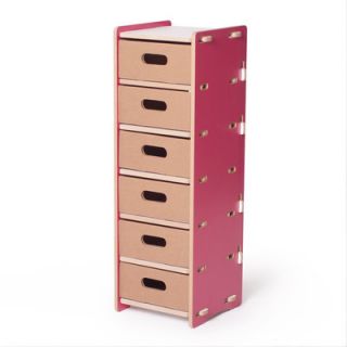 Sprout Drawer Organizer DRW6001 WHT Color Pink and White