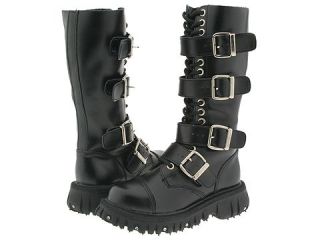 T.U.K. A6072 Zip Boots (Black)