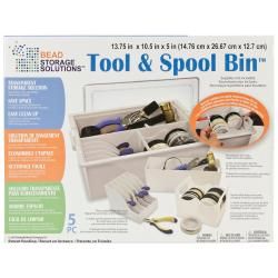 Elizabeth Wards Tool And Spool Bin 13.75 X10.5 X5