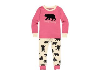 Hatley Kids Applique PJ Set Girls Pajama Sets (Gray)