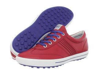 ECCO Golf Street Sport Womens Golf Shoes (Red)