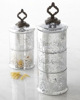 Ogee G Double Stacking Glass Jar   GG Collection