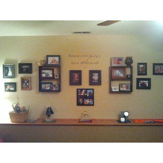 BECAUSE EVERY PICTURE HAS A STORY TO TELL Vinyl wall quotes family lettering  Home Decor Products