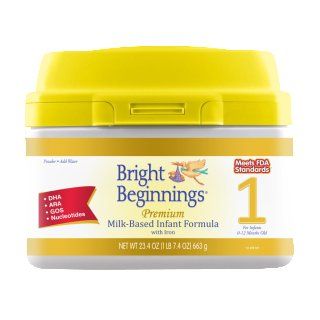 Bright Beginnings Premium Milk Based Formula with Iron, 23.4 Ounce Health & Personal Care